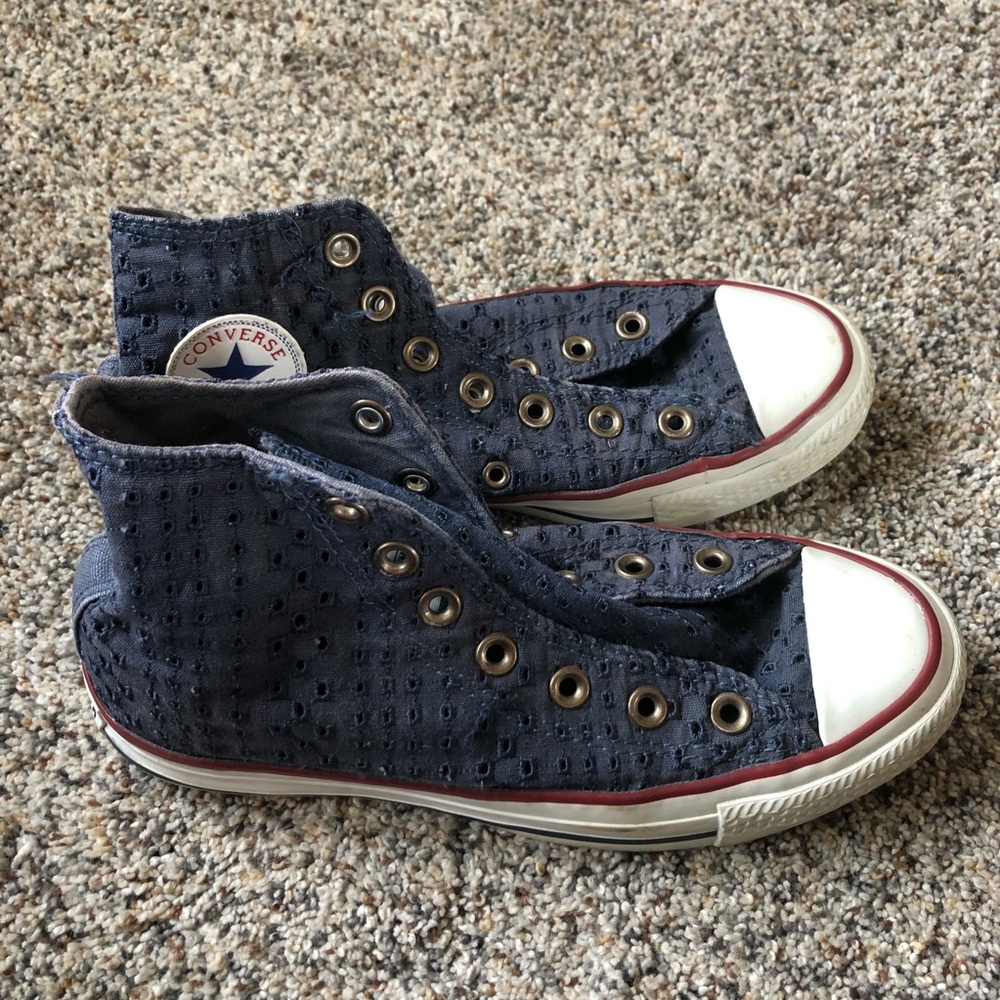 Navy Hightop Converse